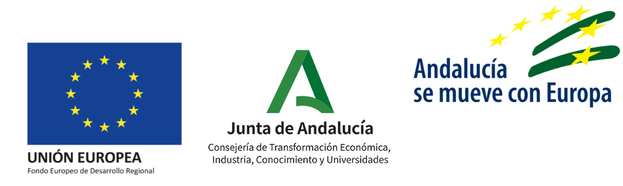 Logos UE, Junta de Andalucía, Andalucía se mueve