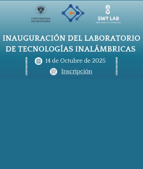 Cartel inauguración laboratorio tecnologías inalámbricas