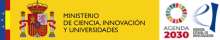 Logo del Ministerio de Ciencia, Innovación y Universidades