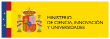 Logo del Ministerio de Ciencia, Innovación y Universidades