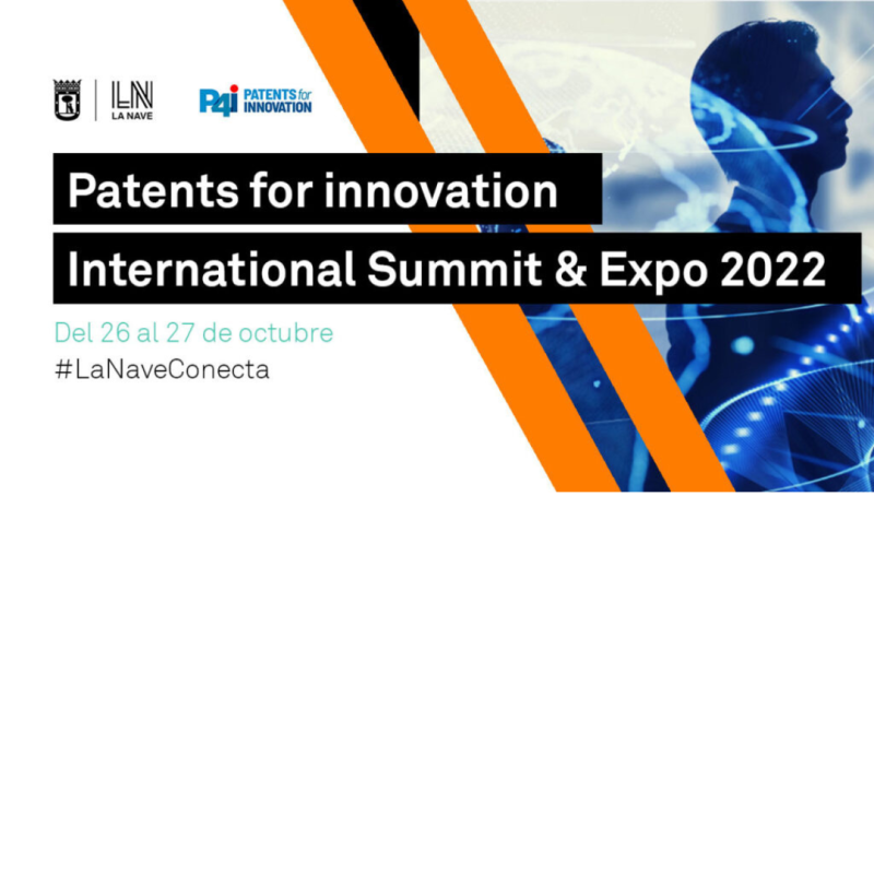 Cartel publicitario de Patents for Innovation 