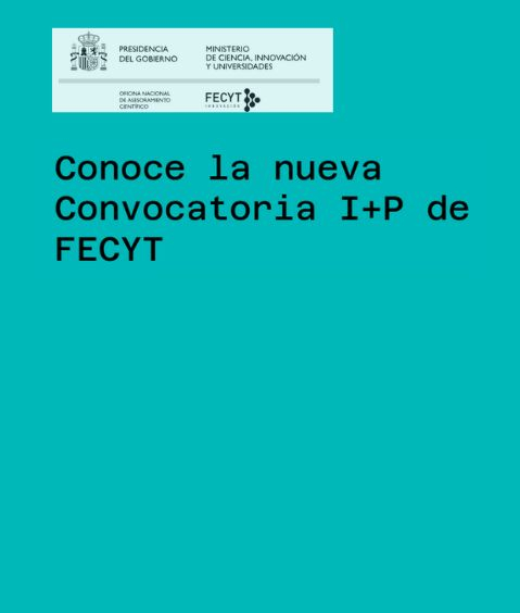 convocatoria I+P cartel convocatoria